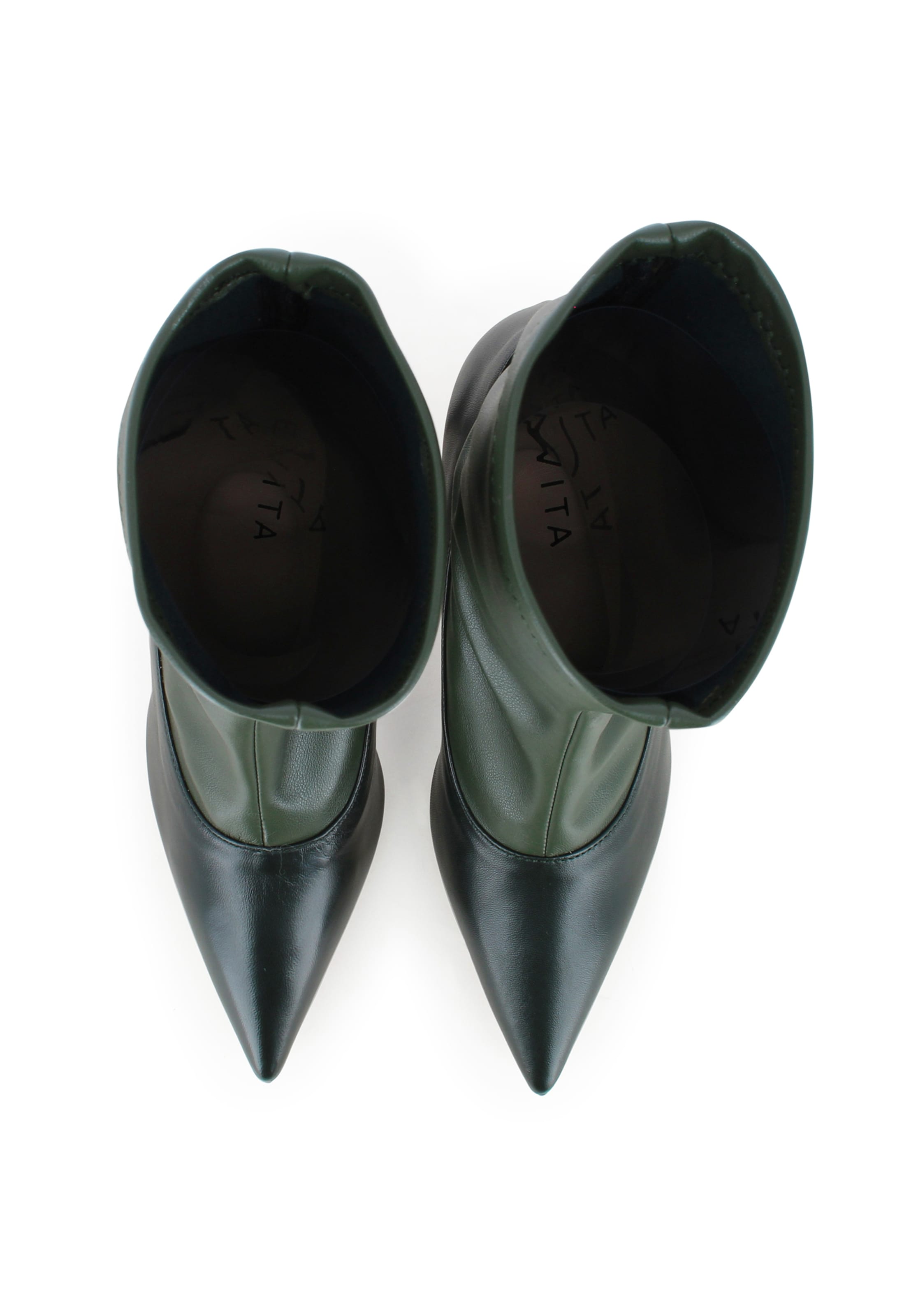 Bottines 'JESSICA' EVITA en vert