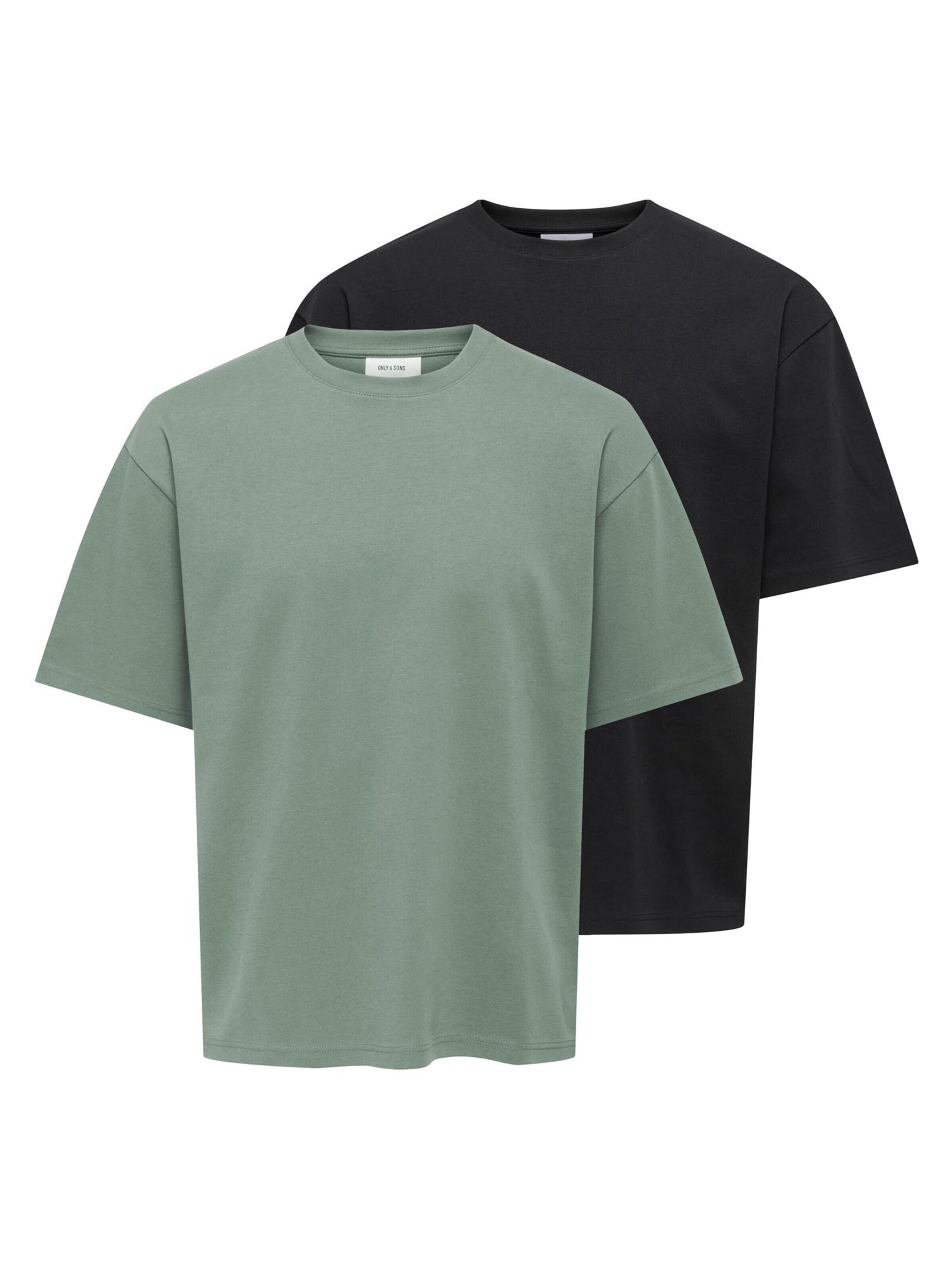 Only & Sons Shirt 'Caspian'‌‌‌ in Grün: Vorderseite