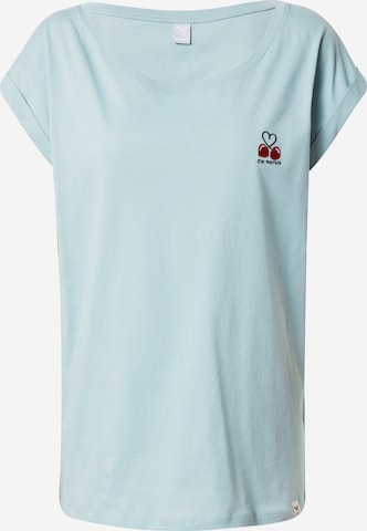 Iriedaily Shirt 'Veggie' in Blue: front