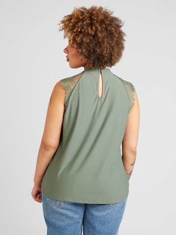 Vero Moda Curve Блузка 'MILLA' в Зеленый
