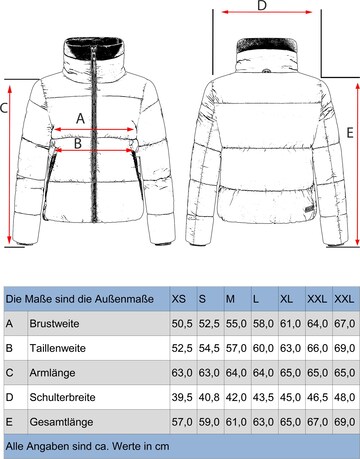 Veste d’hiver 'Sternschnüppchen' NAVAHOO en violet