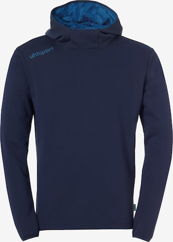UHLSPORT Athletic Sweatshirt in Blue: front