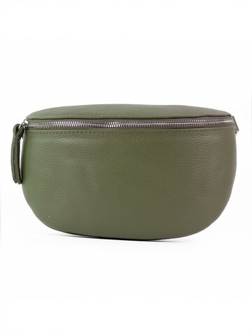 lePelou Gürteltasche 'TONI medium' in Grün: Vorderseite