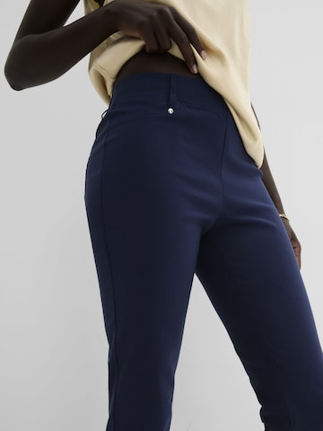 bonprix Slim fit Pants in Blue