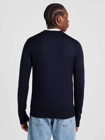 Bruun & Stengade Knit Cardigan 'Elias' in Blue