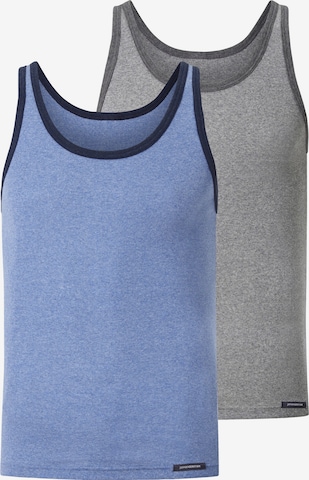 Jan Vanderstorm Undershirt ' Elof ' in Blue: front