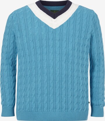 Charles Colby Sweater 'Earl Haily' in Blue: front