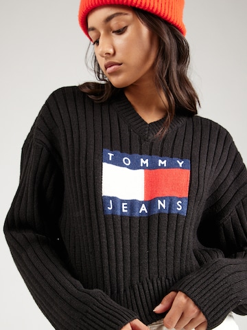 Tommy Jeans Pullover in Schwarz
