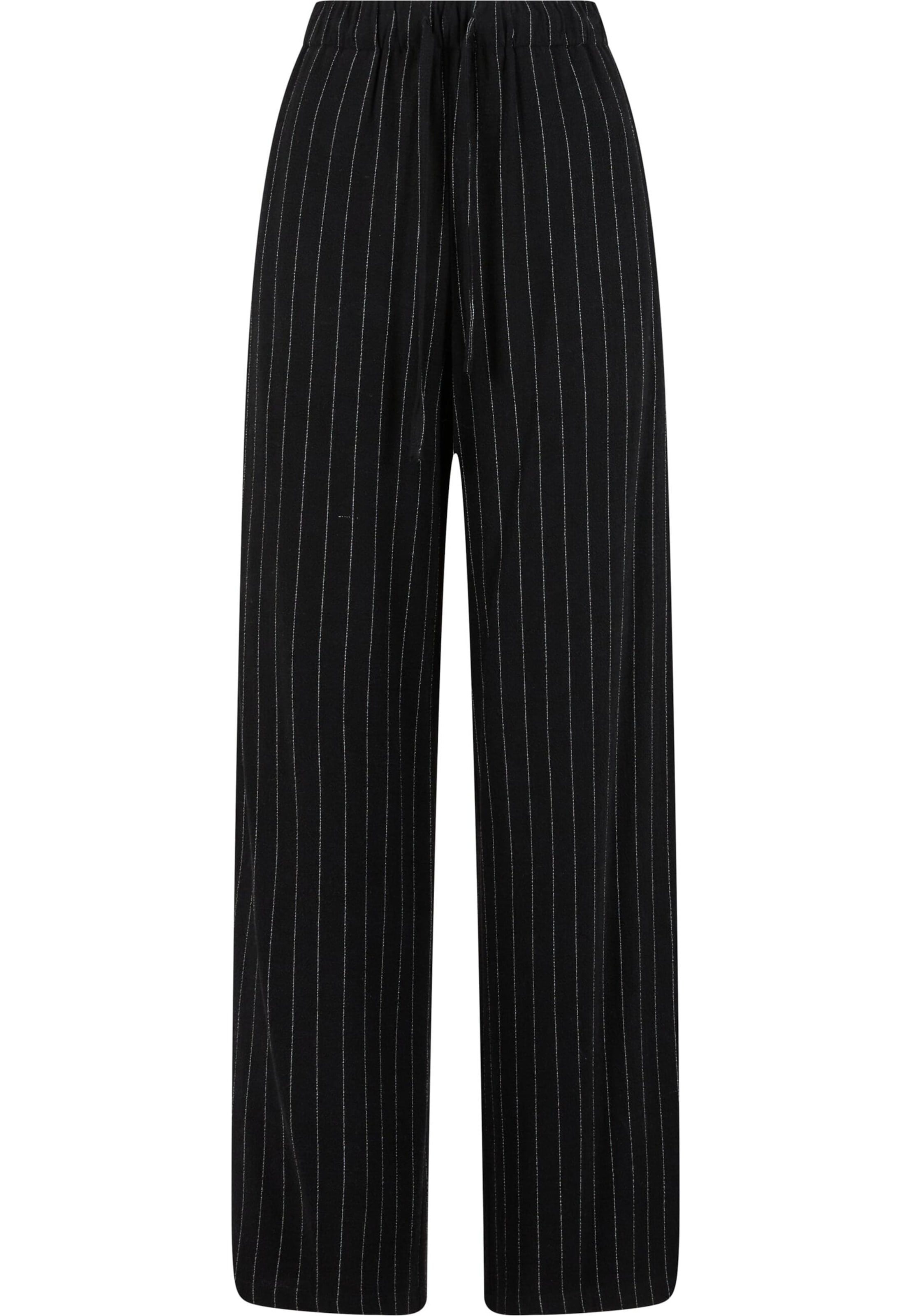 Urban Classics Regular Broek in Zwart: voorkant