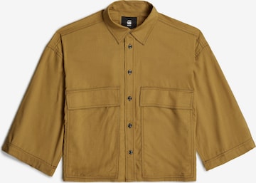 Chemisier 'Boxy' G-STAR en jaune : devant