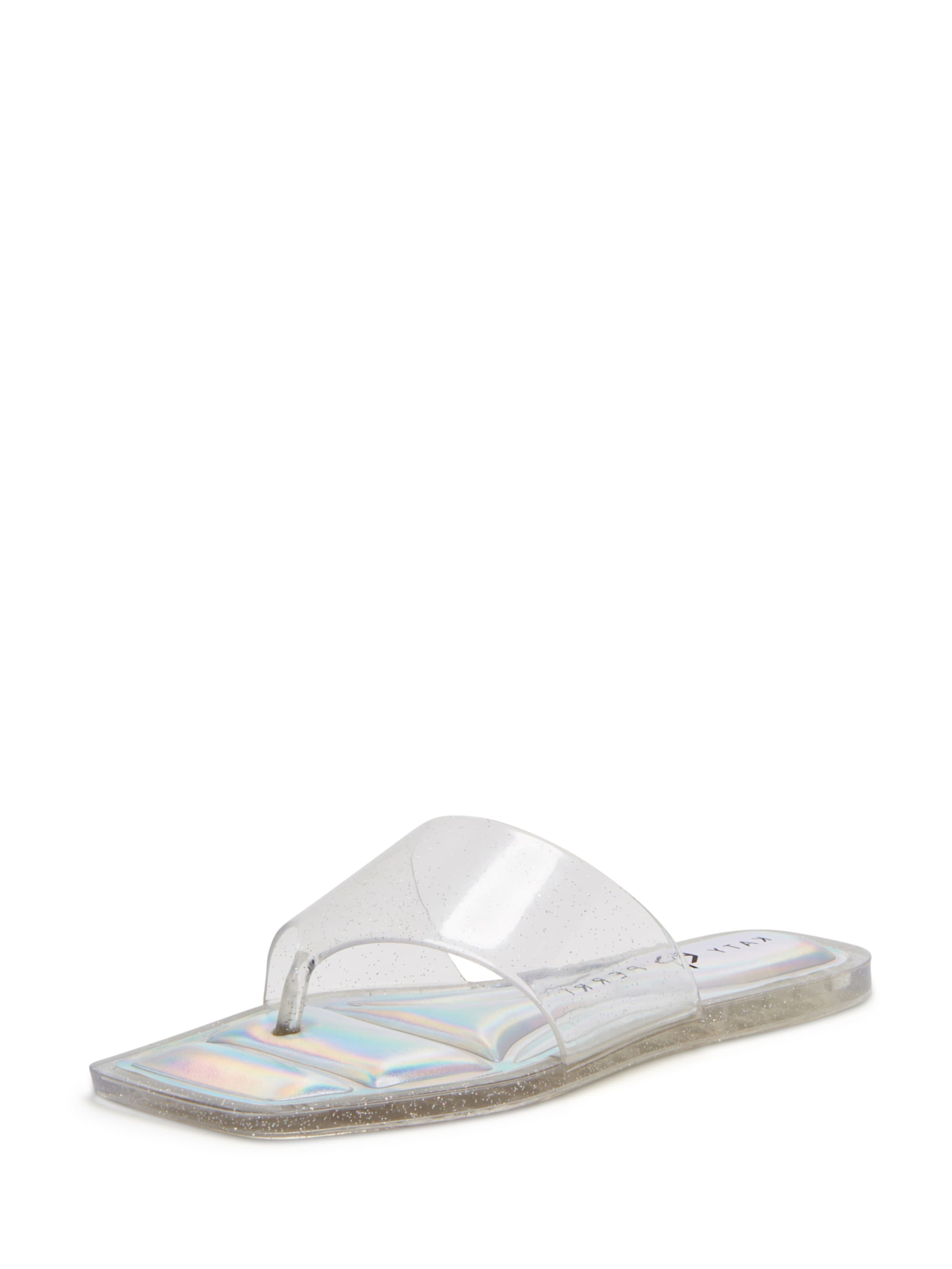 Katy Perry Σαγιονάρες διχαλωτές 'THE GELI SLIDE THONG' σε διαφανές: μπροστά