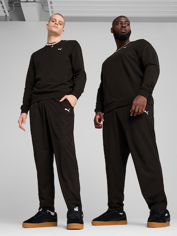 PUMA regular Παντελόνι φόρμας 'Essentials' σε μαύρο: μπροστά