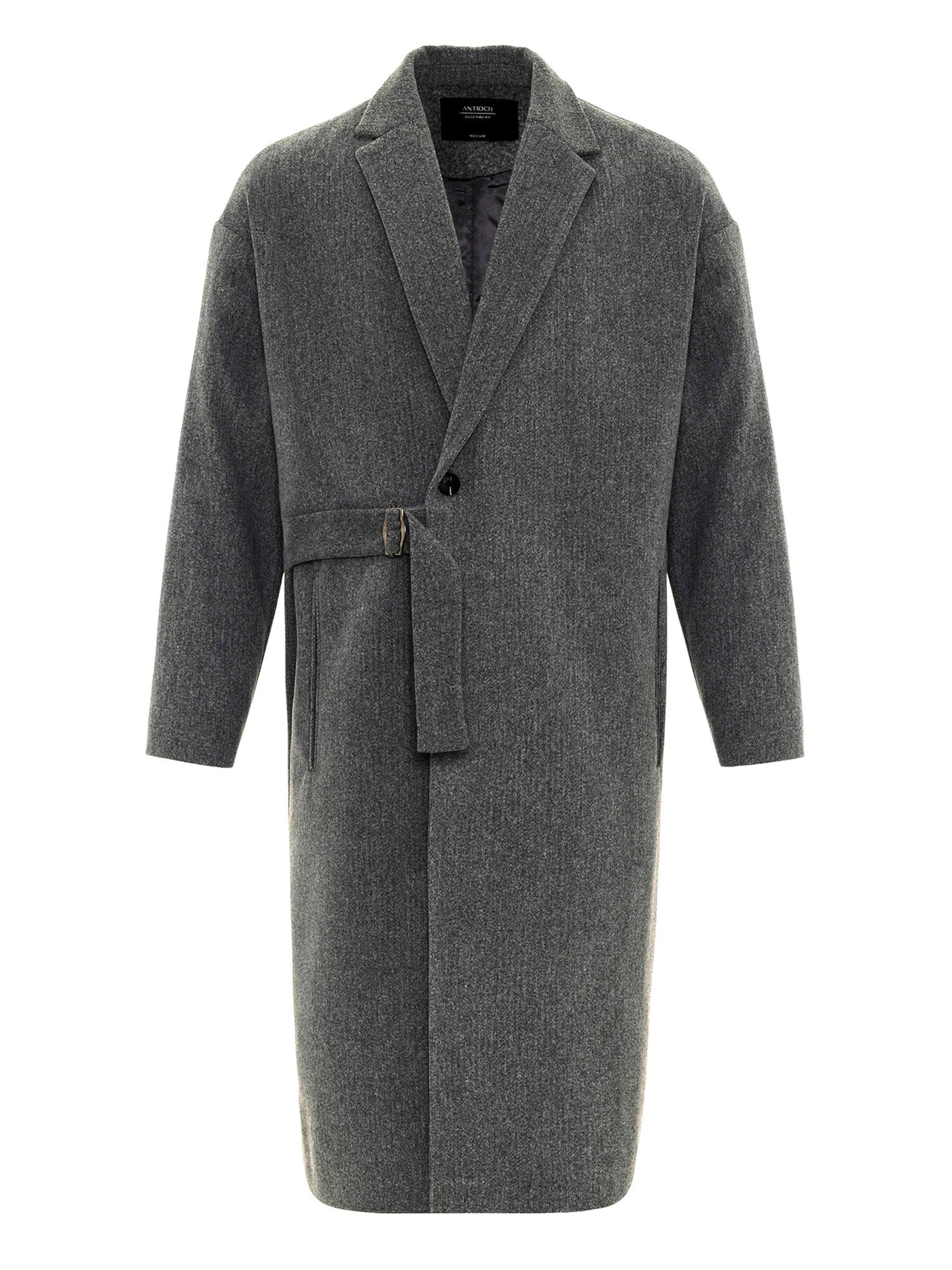 Antioch Mantel in Grau: Vorderseite