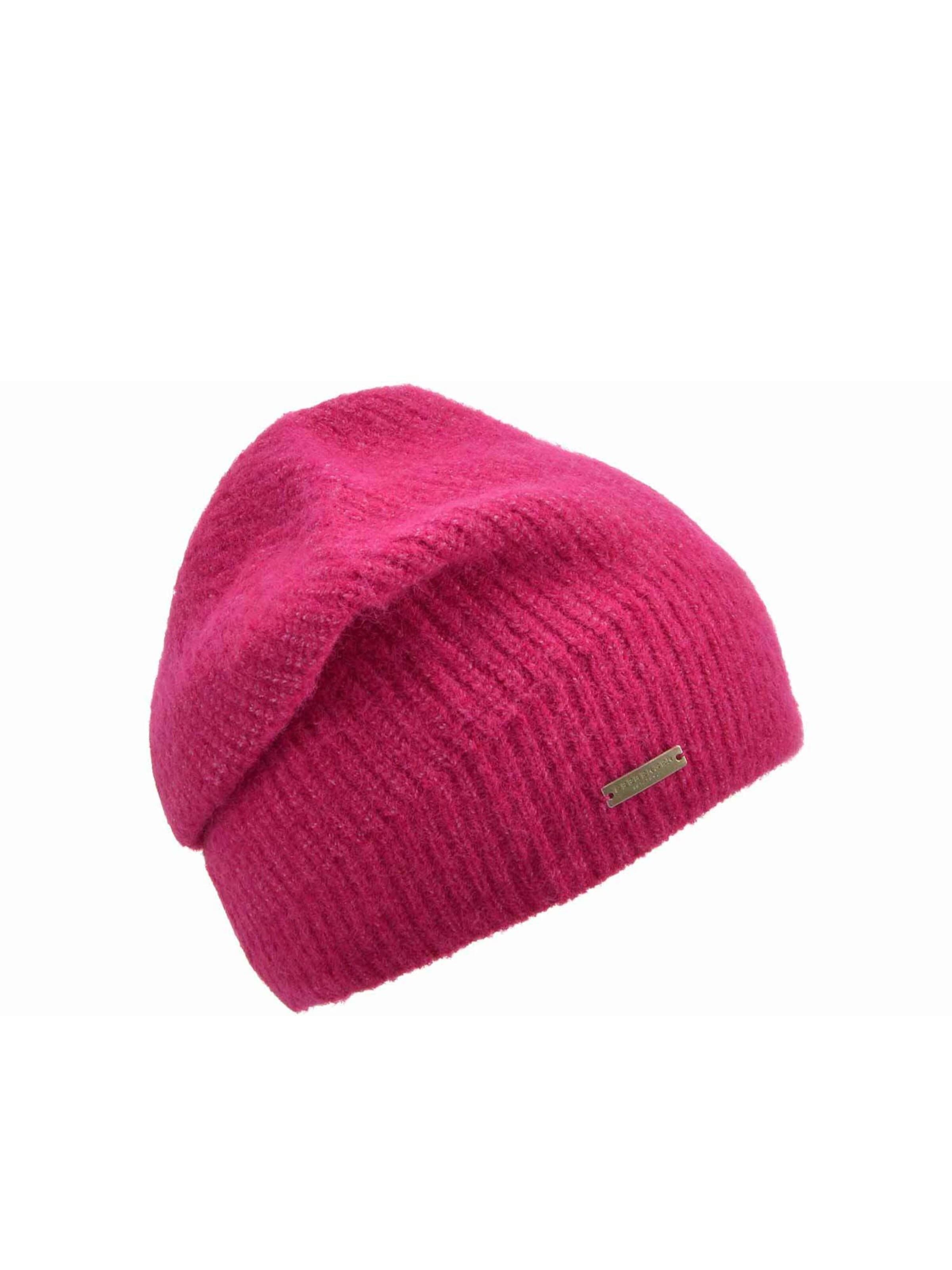 Seeberger Beanie 'Mütze' in Pink: front
