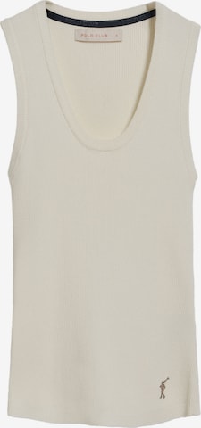 Polo Club Top in Beige: Vorderseite