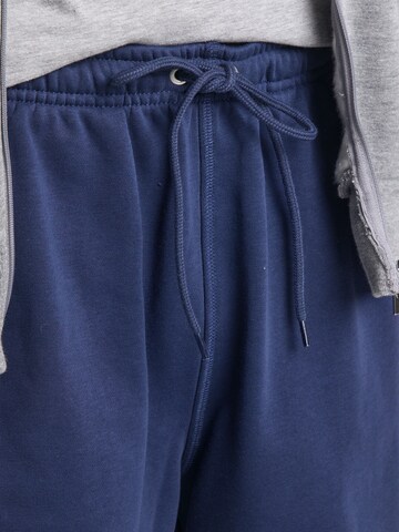 Nike Sportswear Loosefit Bukser 'CLUB' i blå