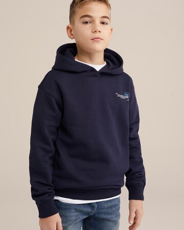 WE Fashion Свитшот в Синий