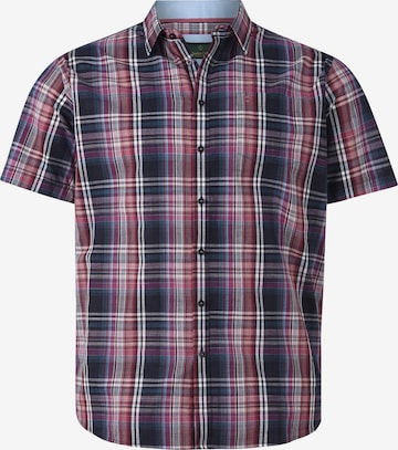 Charles Colby Comfort fit Button Up Shirt ' Duke Logan ' in Red: front