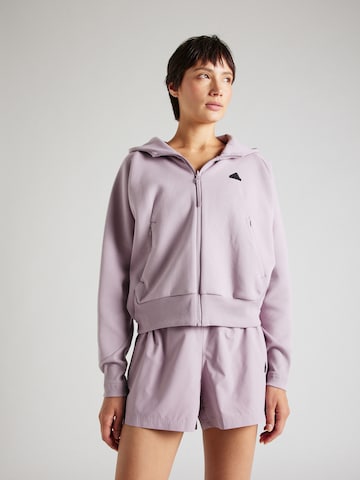 Veste de survêtement 'Z.N.E. ' ADIDAS SPORTSWEAR en rose : devant