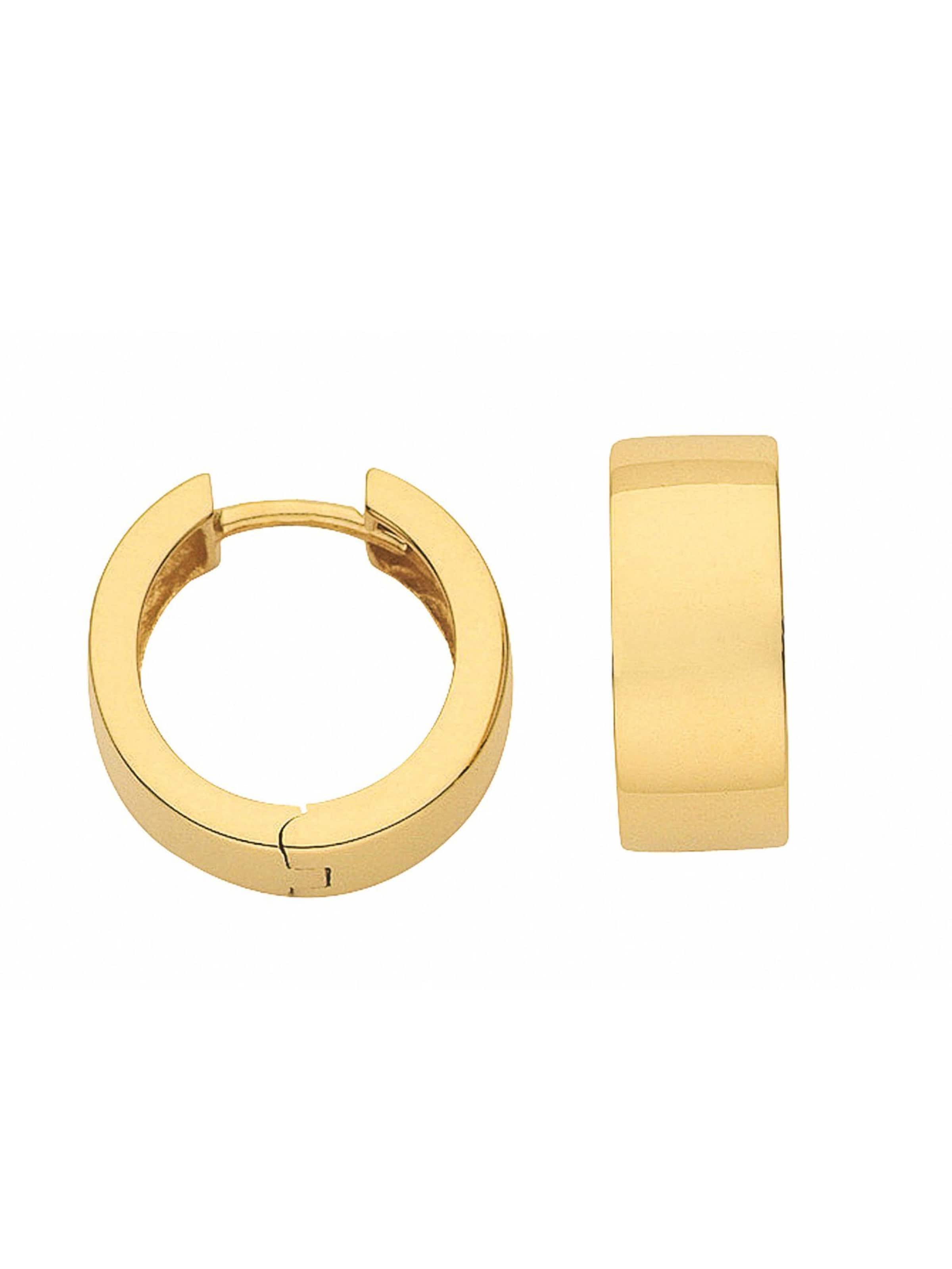 Adelia´s Ohrringe in Gold: Vorderseite