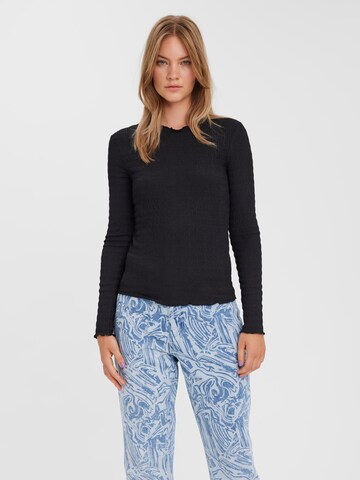 VERO MODA Shirt 'NYNNE' in Schwarz: Vorderseite