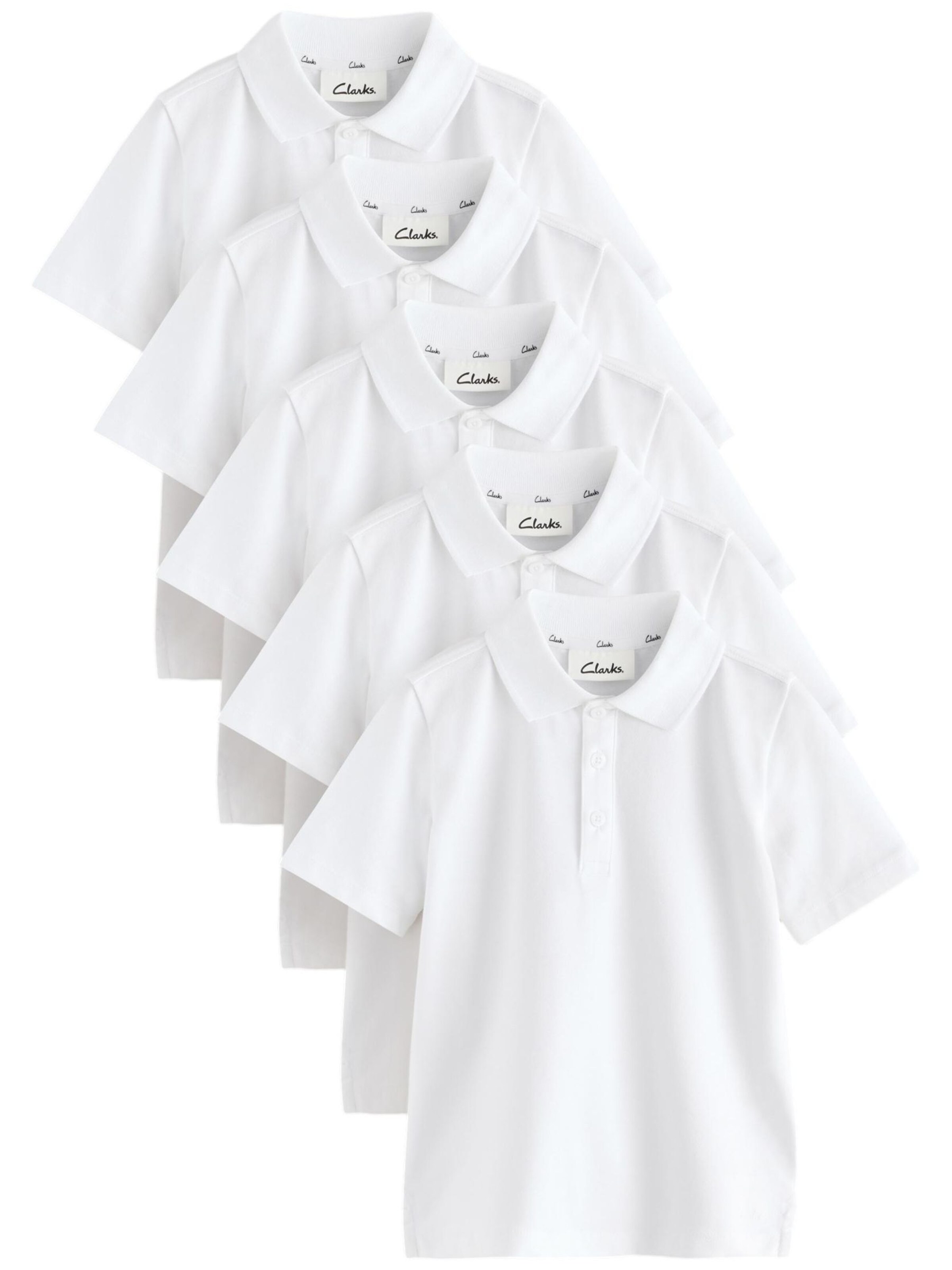 CLARKS T-shirt i vit: framsida