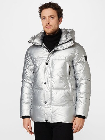 INDICODE JEANS Jacke 'Perstin' in Grau: Vorderseite
