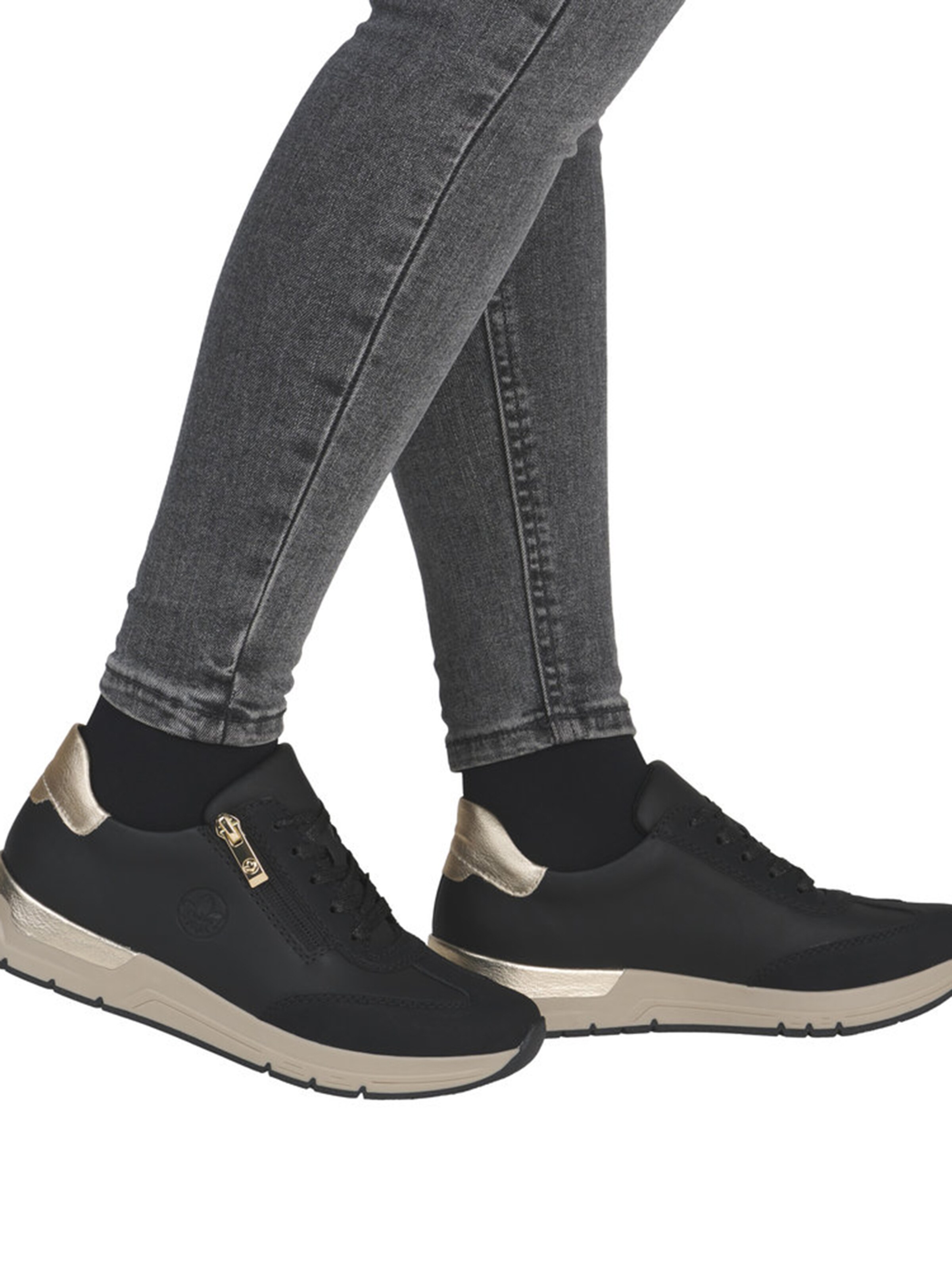 Rieker Rövid szárú sportcipők - fekete