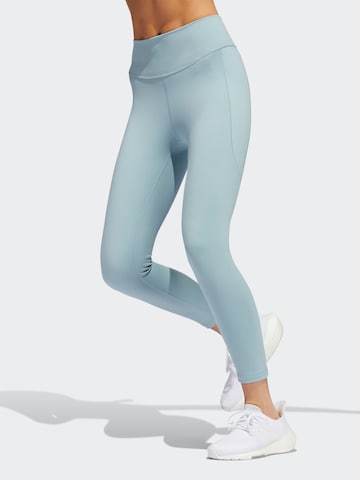 Skinny Pantaloni sportivi 'Studio' di ADIDAS SPORTSWEAR in blu: frontale