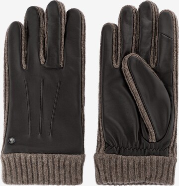 Roeckl Full Finger Gloves in Brown: front