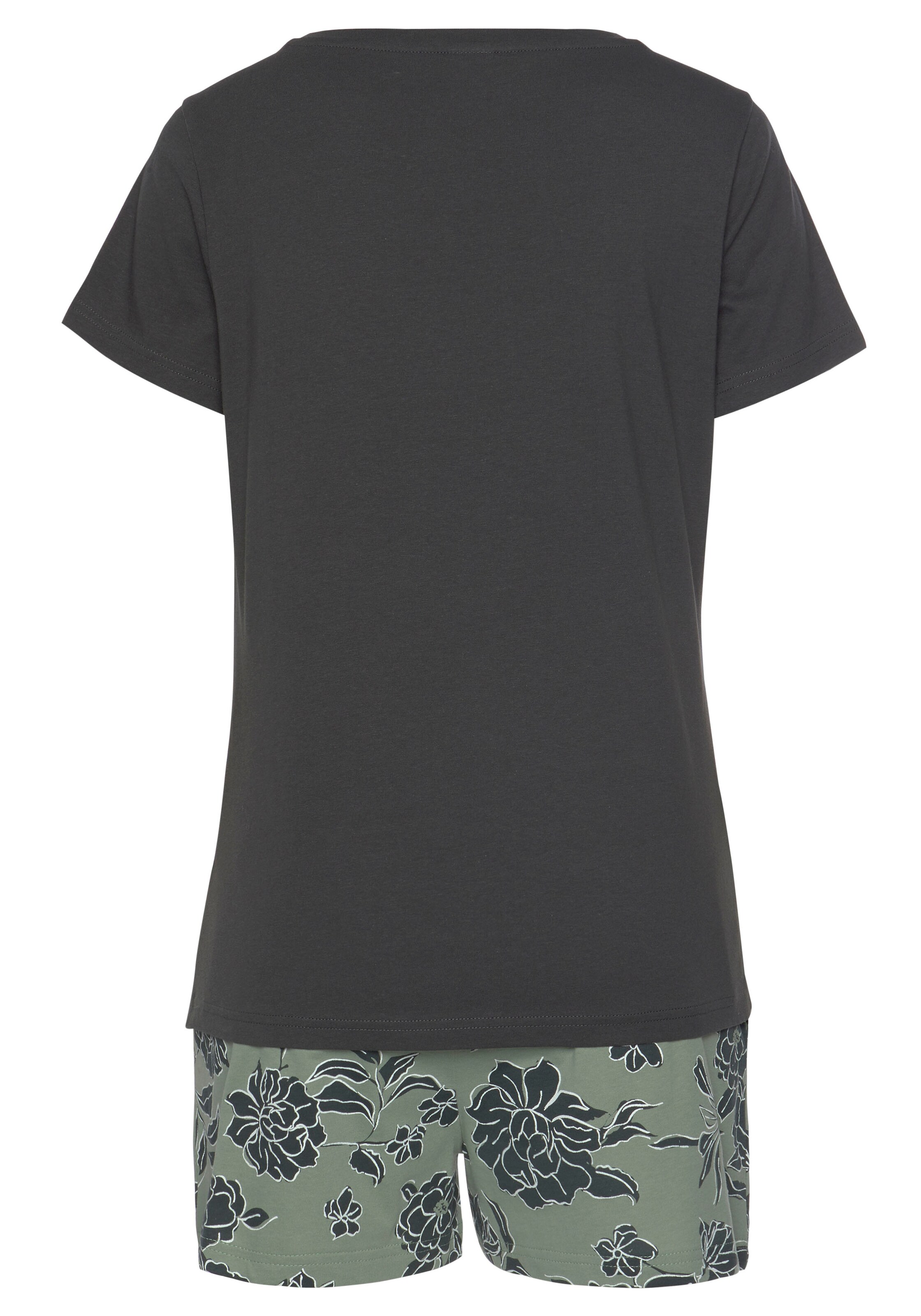 zaļš VIVANCE Pidžama ar šortiem 'Dreams'