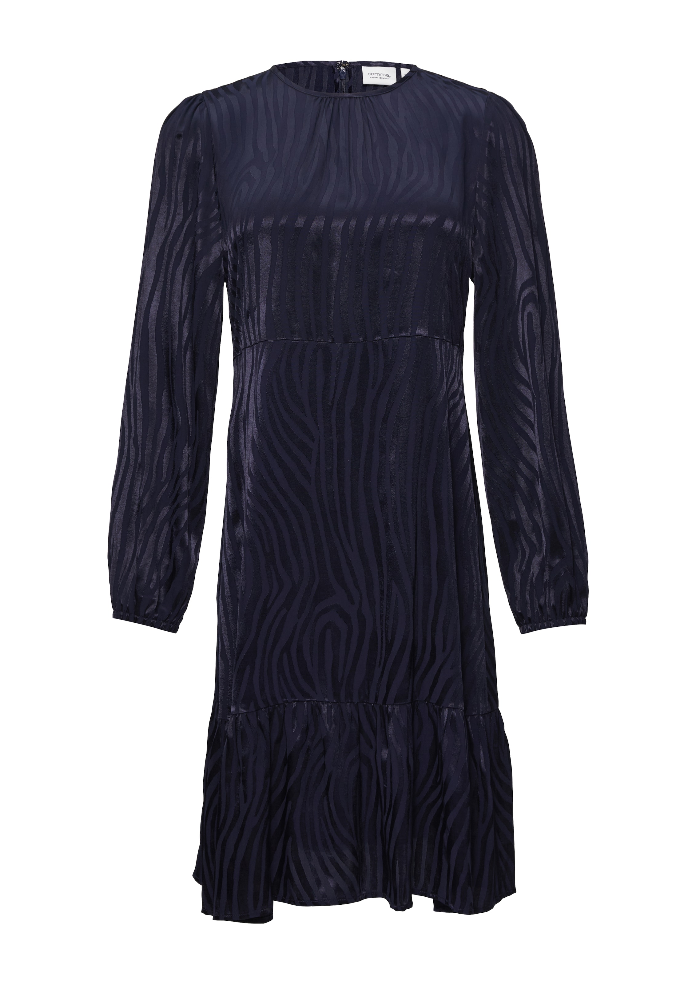 comma casual identity Kleid in Blau: Vorderseite