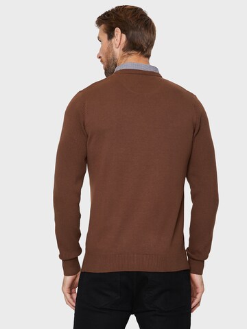 Threadbare Sweater 'Alexander' in Brown