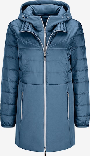 Goldner Wintermantel in M in hellblau, Produktansicht