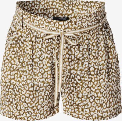 Supermom Pantalon en moutarde / blanc, Vue avec produit