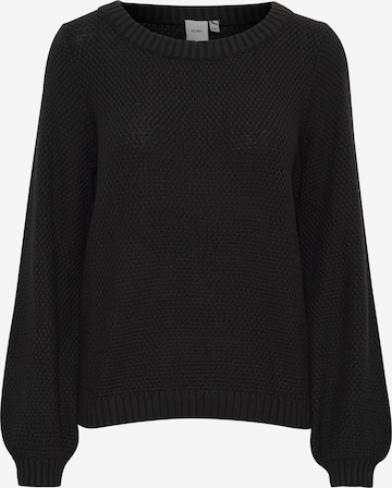 ICHI Sweater 'Noelle' in Black: front
