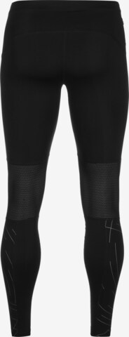 Skinny Pantalon de sport 'Night Track' ASICS en noir