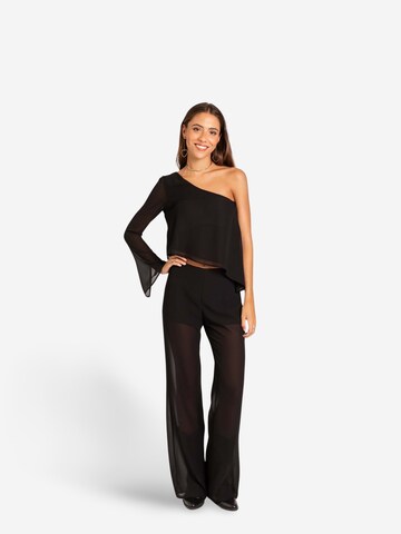 THE-ARE - Loosefit Calças em preto