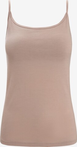 Base Layer 'Siren' ICEBREAKER en beige : devant