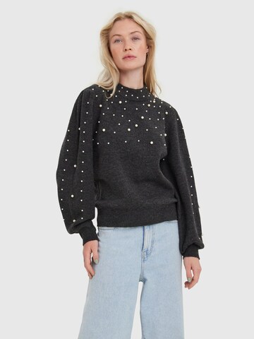 Pull-over VERO MODA en gris : devant