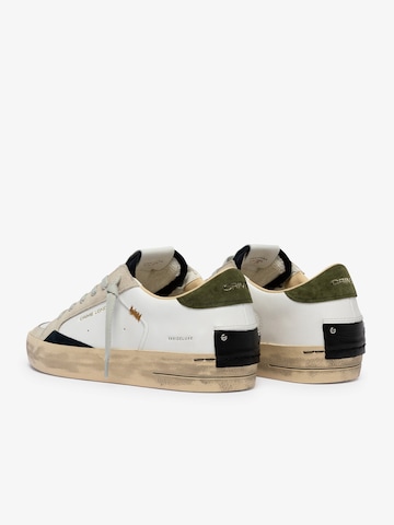 Sneaker bassa di Crime London in bianco