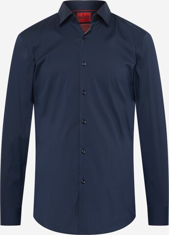 HUGO Button Up Shirt 'Kenno' in Blue: front