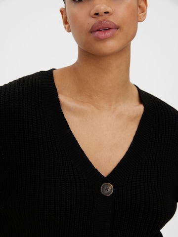 VERO MODA Knit cardigan 'LEA' in Black