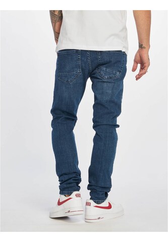 Coupe slim Jean 'Skom' DEF en bleu
