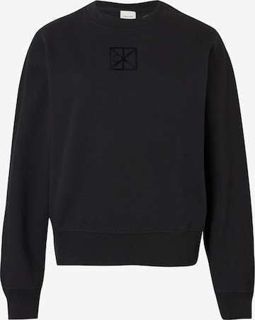 Calvin KleinSweater majica - crna boja: prednji dio