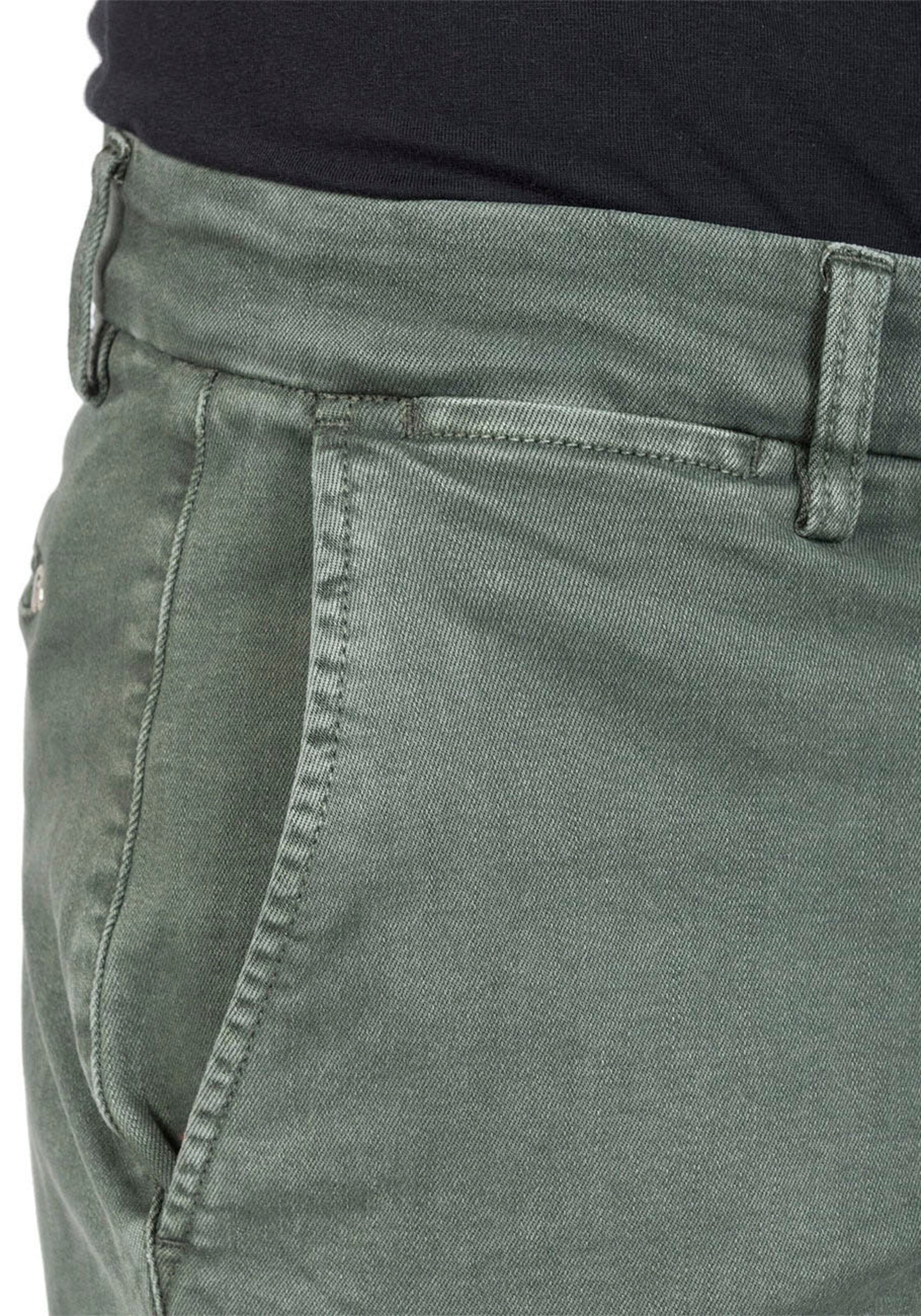 REPLAY Slimfit Hose 'Zeumar' in Grün