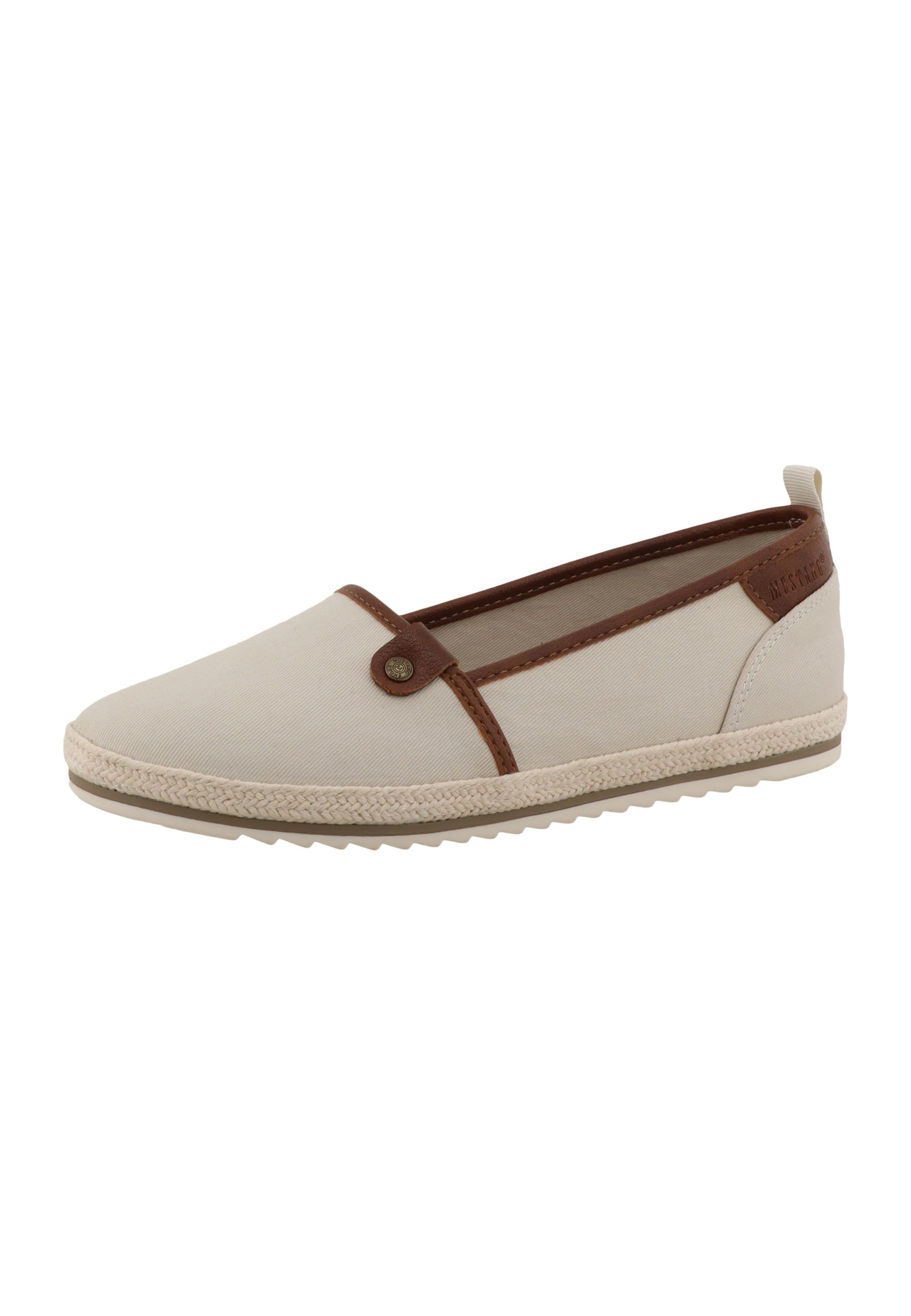 MUSTANG Espadrilles in Wit: voorkant