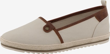 MUSTANG Espadrilky – bílá: přední strana