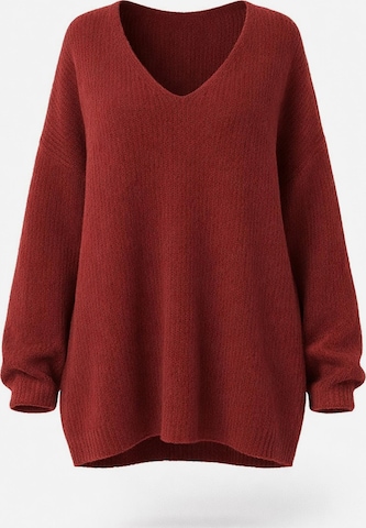Worldclassca Oversizepullover in Rot: Vorderseite