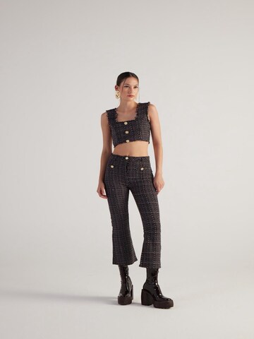 HOLLY LOLLY Flared Hose in Schwarz